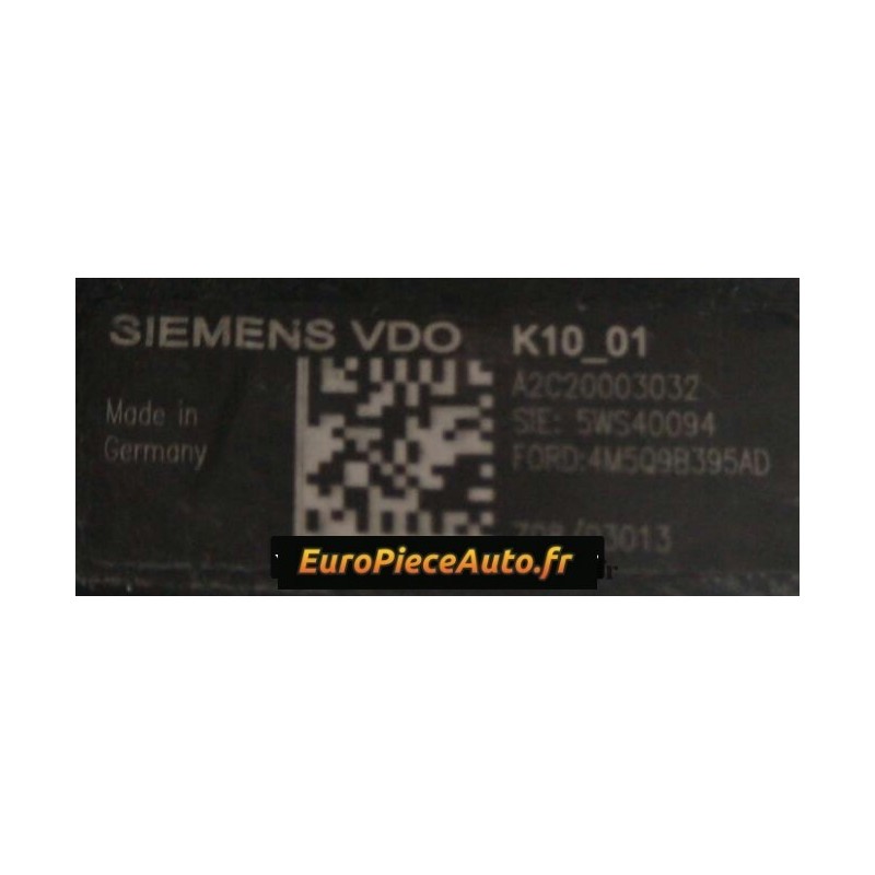 Pompe injection CR Siemens 5WS40094 Echange Standard